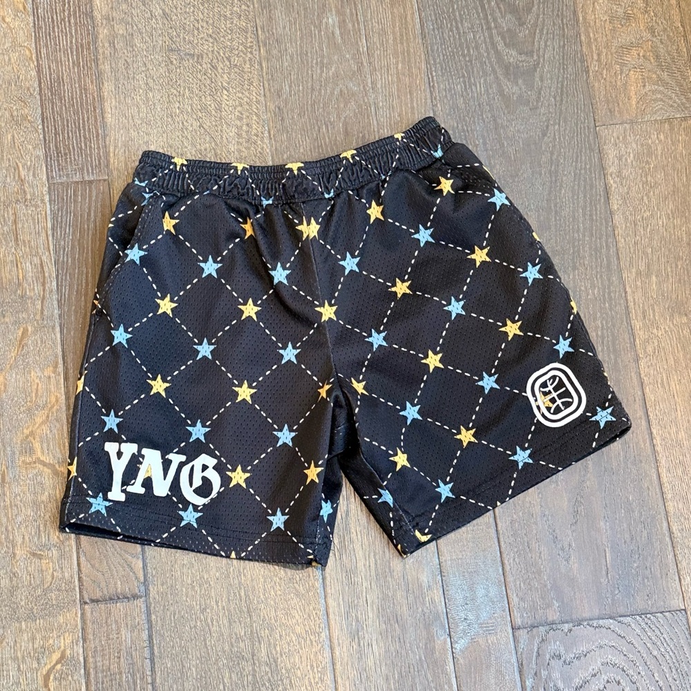 Overtime Boy’s Star Patterned Black Shorts